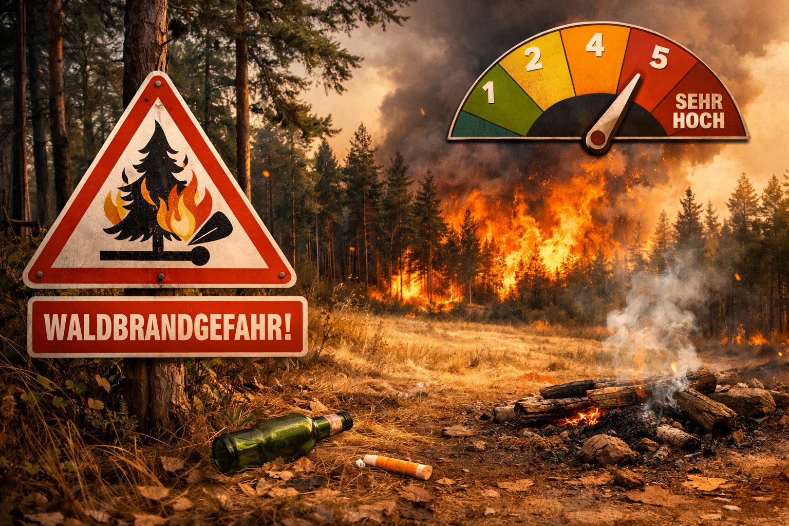 Waldbrand am Kehlberg – Ereignis vom 01.05.2026