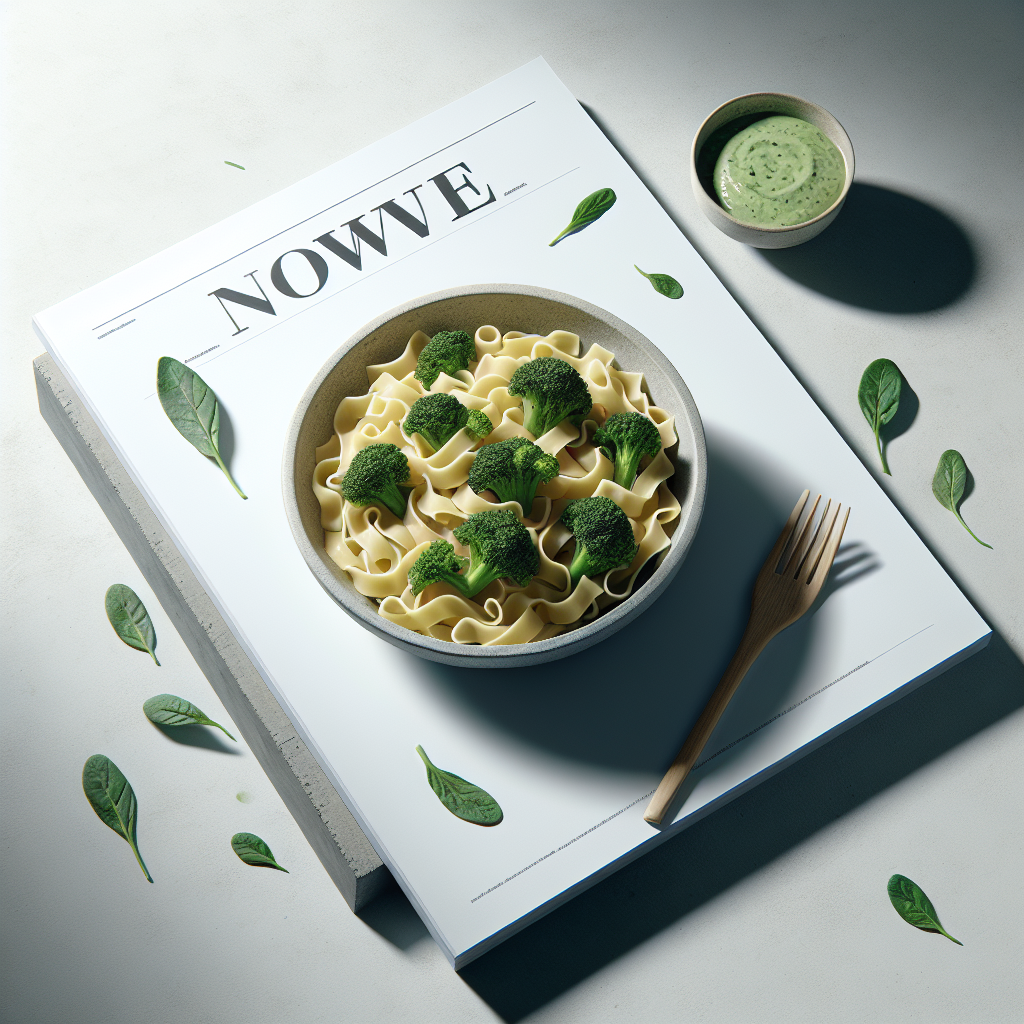 Nudeln mit veganer Brokkoli-Sahne-Sauce