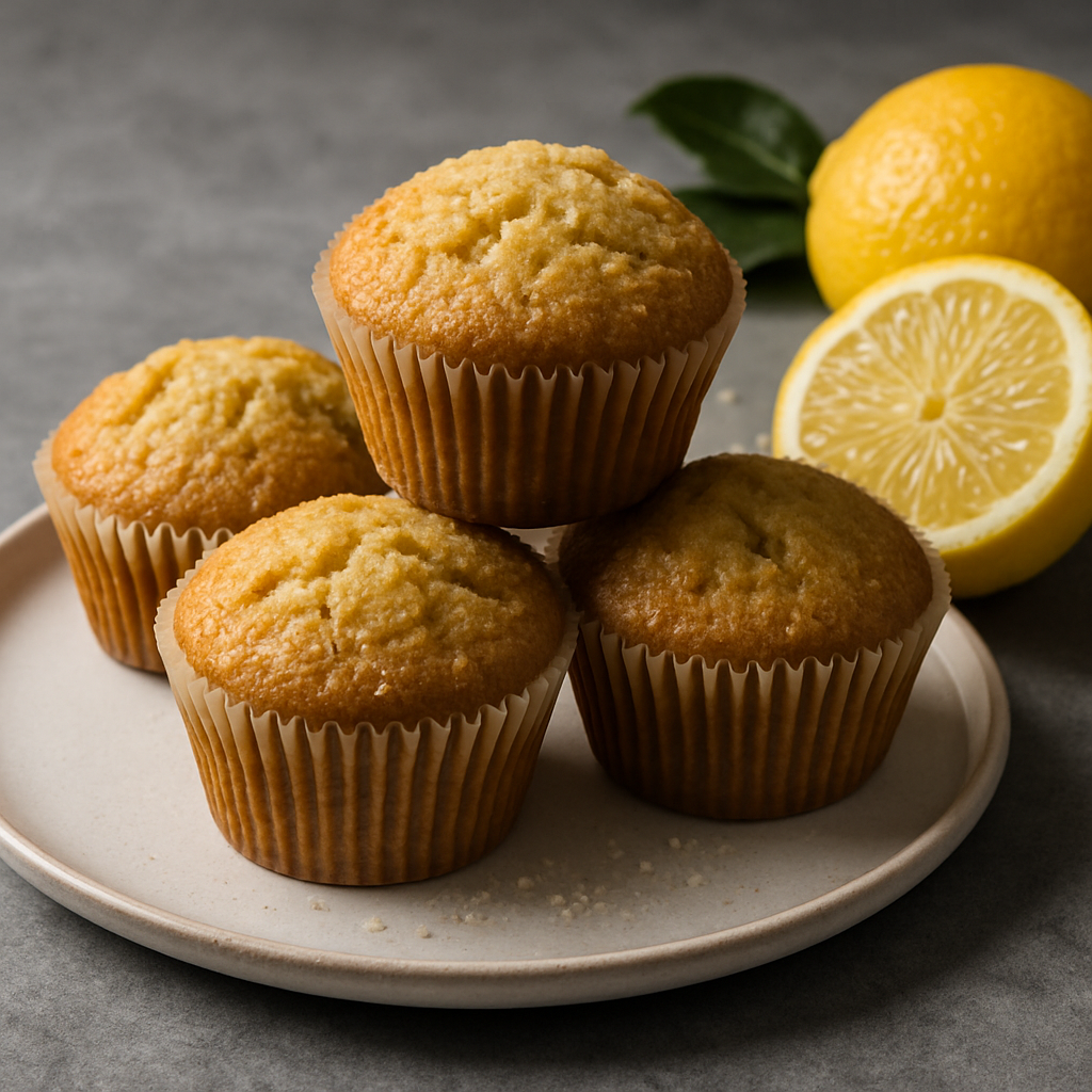 vegane Zitronenmuffins