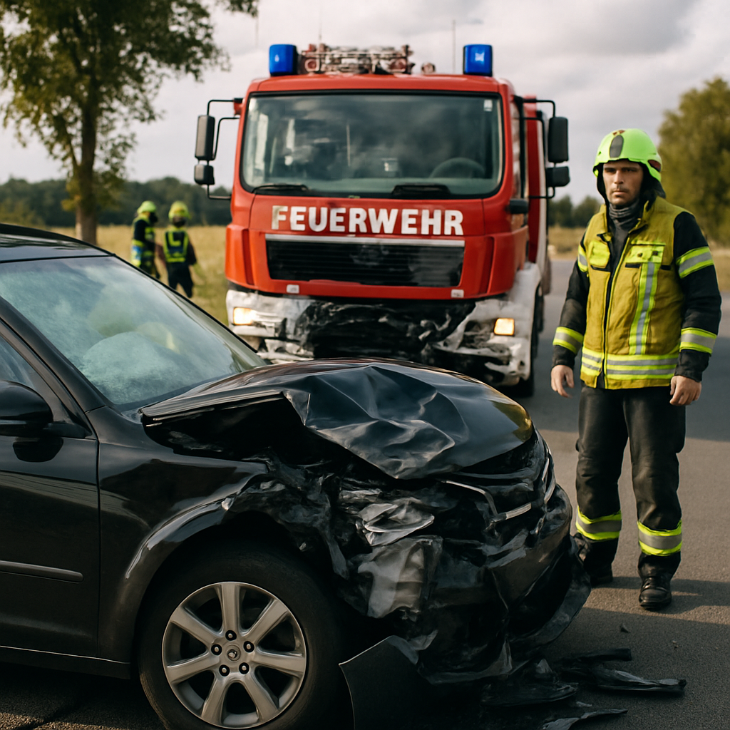Drei Verletzte nach Verkehrsunfall auf der B96 (Zossen, B96)