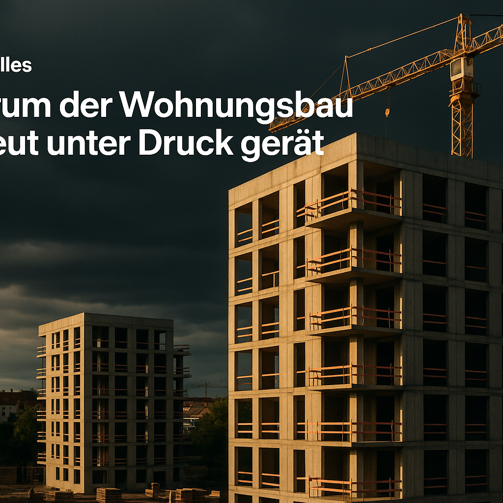 Warum der Wohnungsbau erneut unter Druck gerät