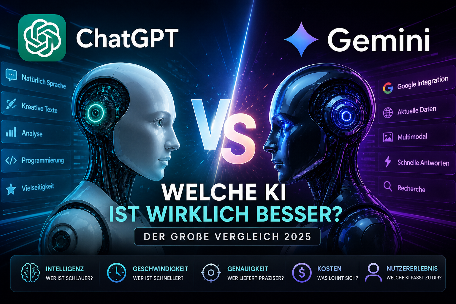 ChatGPT vs Gemini – Welche KI ist wirklich besser?