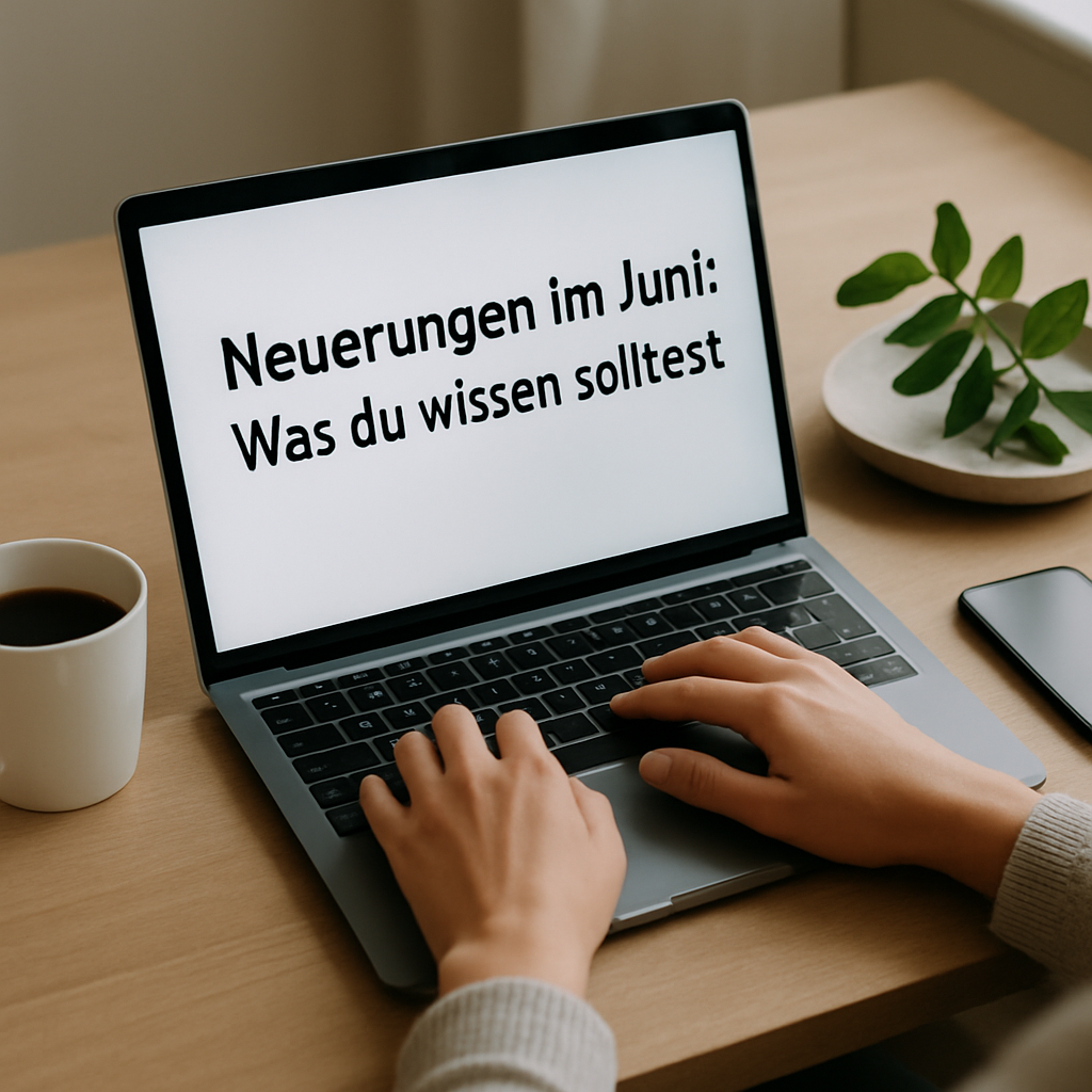 Neuerungen im Juni: Was Du wissen solltest
