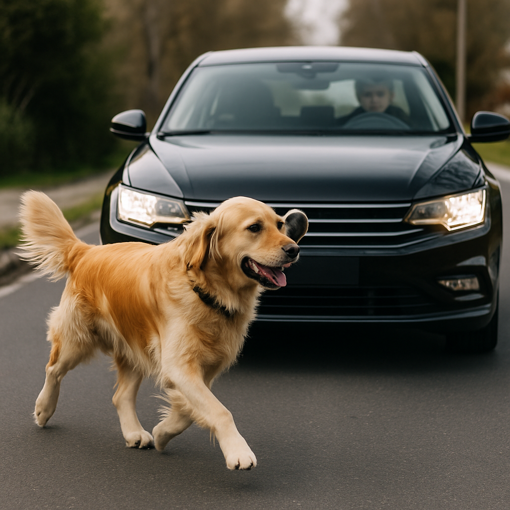 Sicher Gassi gehen: Warum du deinen Hund nicht vor dem Auto laufen lassen solltest