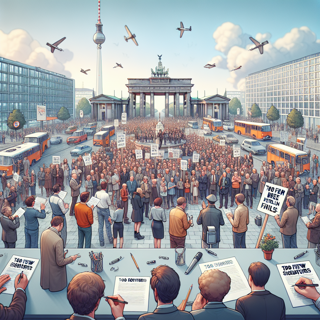 Zu wenige Unterschriften: Volksbegehren "Berlin autofrei" gescheitert