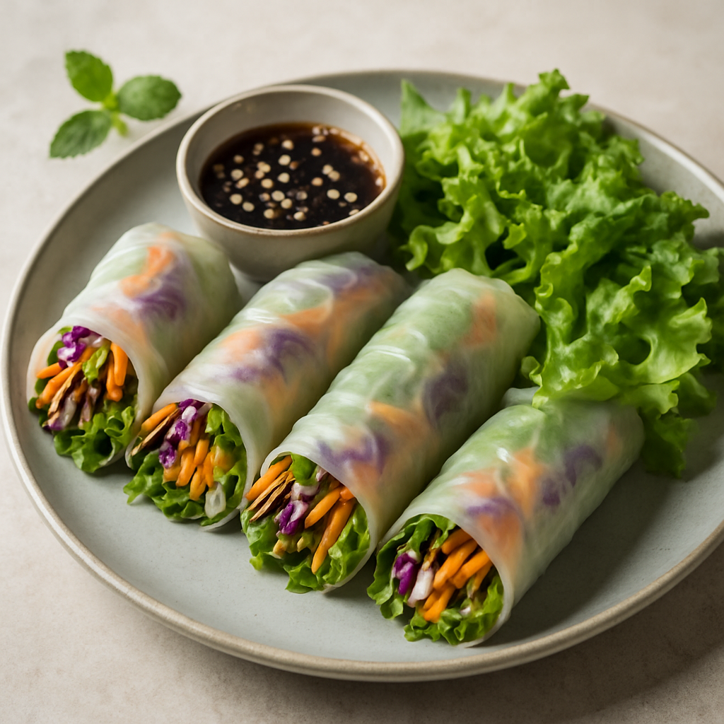 Vegane Frühlingsrollen