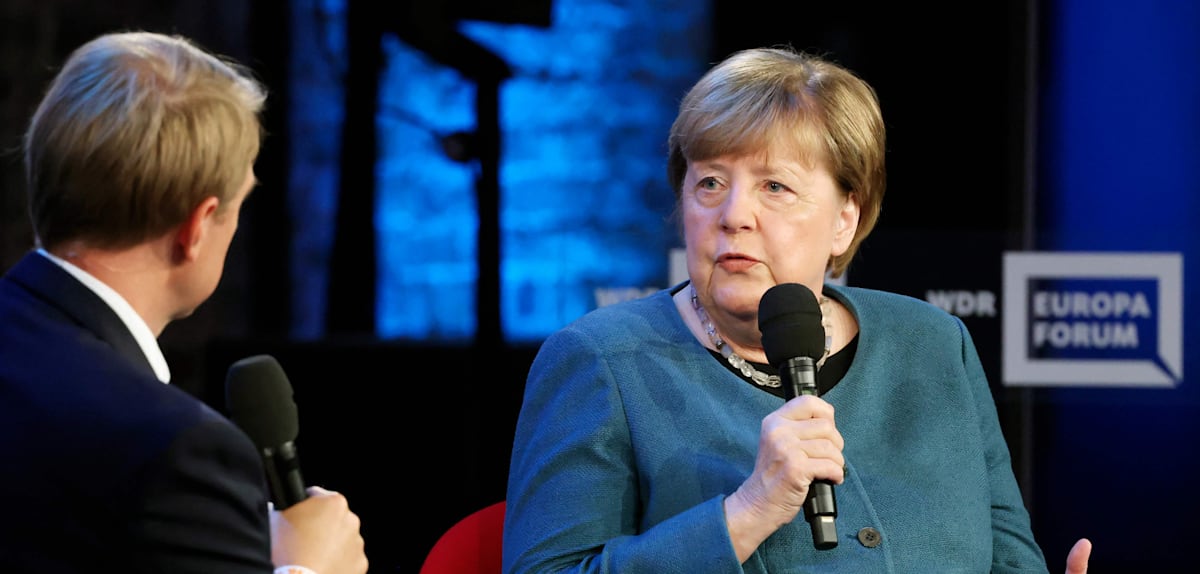 „Kein einziges europäisches Land wird dagegen ankommen“, sagt Merkel