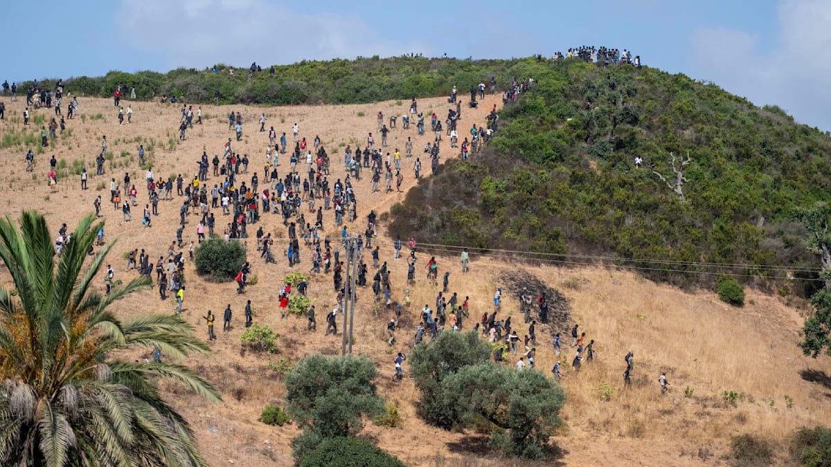 Festnahmen von Migranten nahe Ceuta