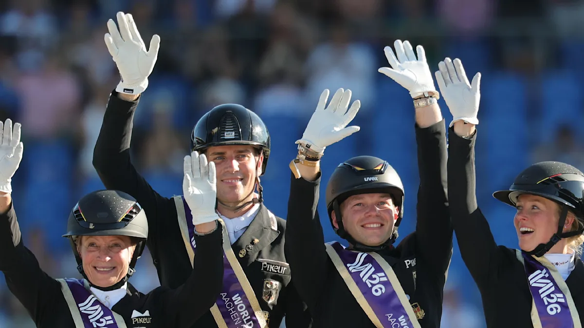 Gold für das deutsche Dressur-Team bei der WM in Aachen