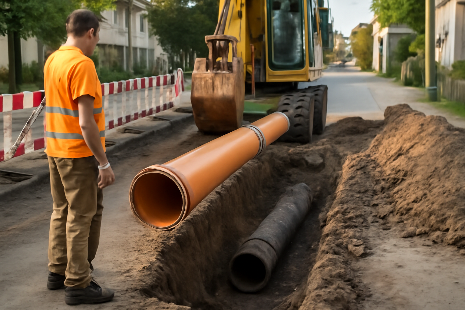 Sanierung der Schmutzwasserleitungen in der Geschwister-Scholl-Straße