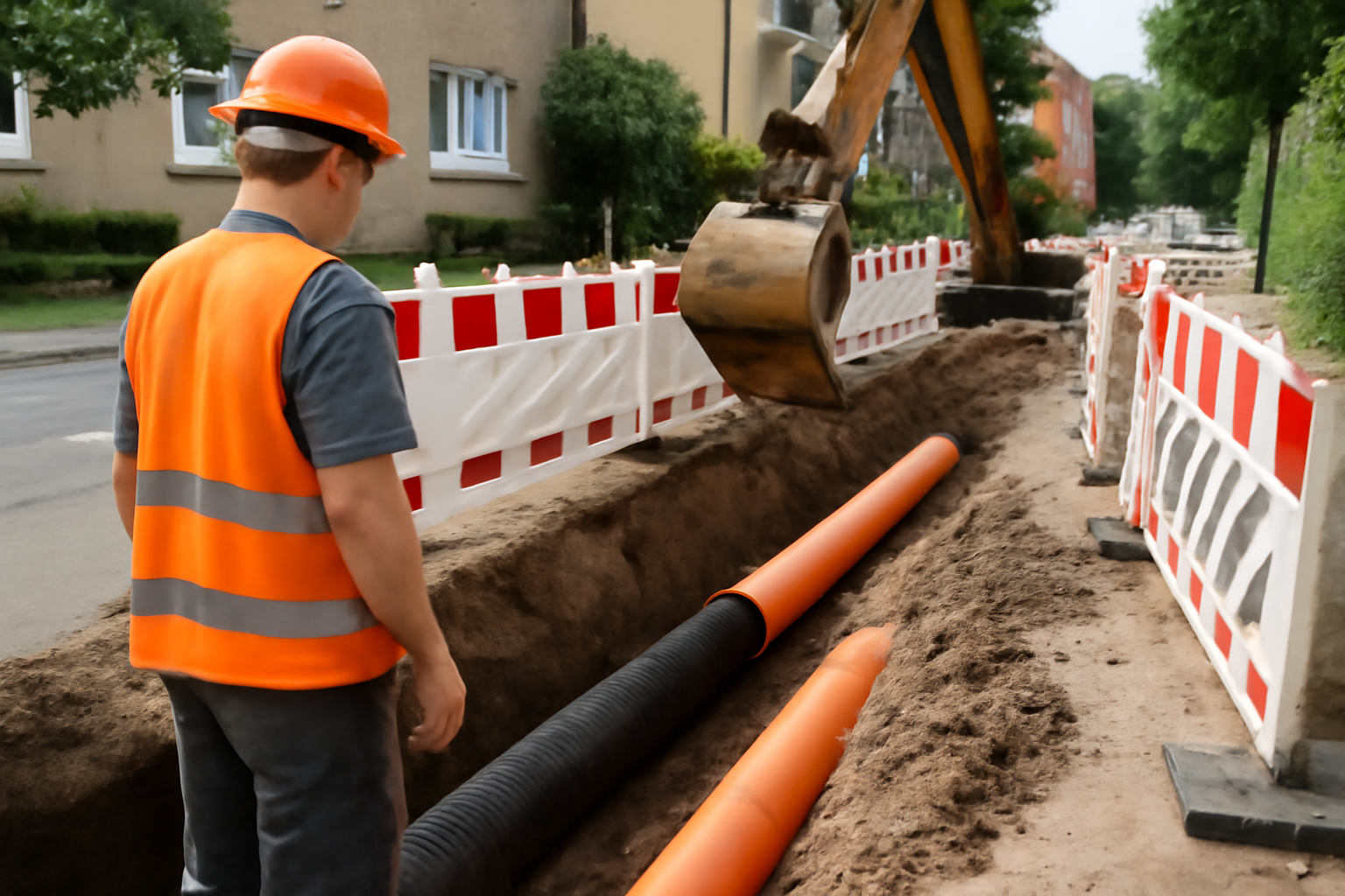 Sanierung der Schmutzwasserleitungen in der Geschwister-Scholl-Straße