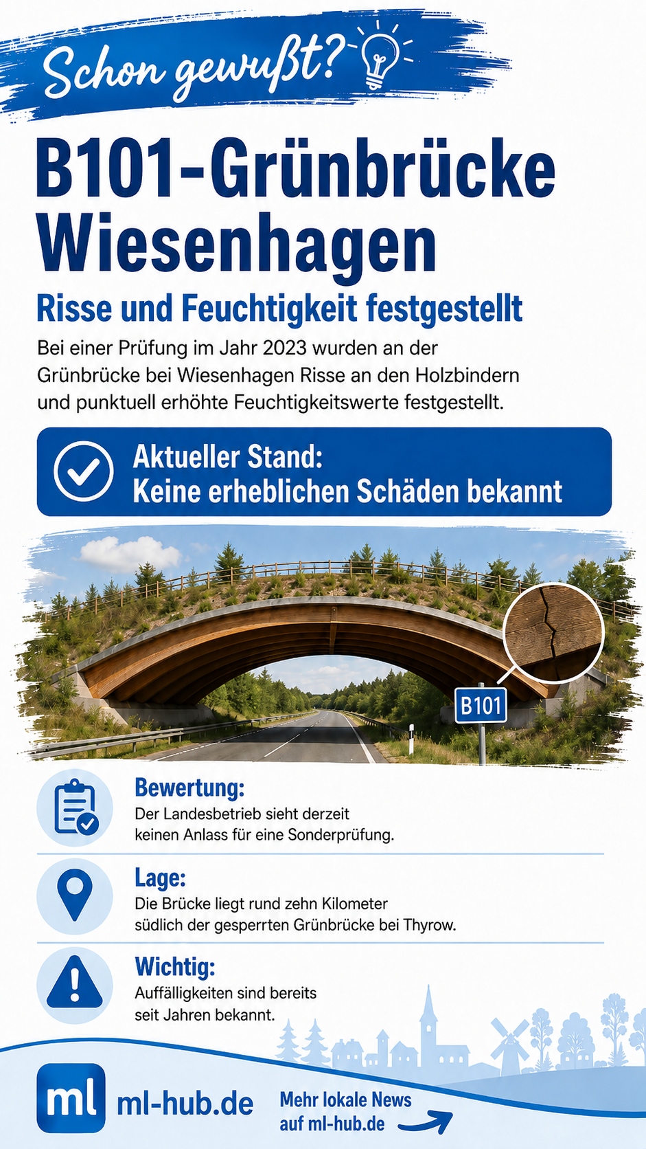 B101-Gruenbruecke Wiesenhagen