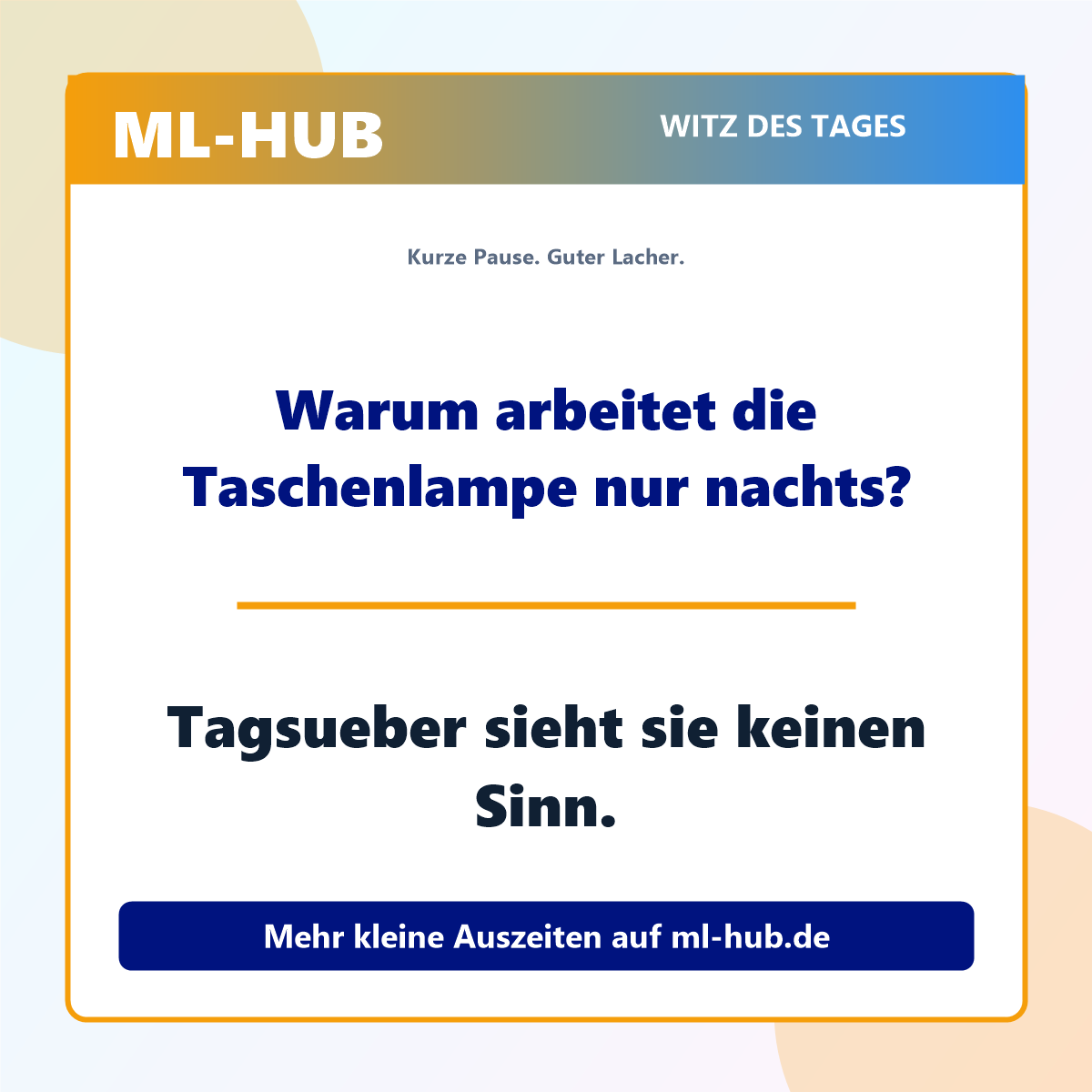 Witz des Tages #9